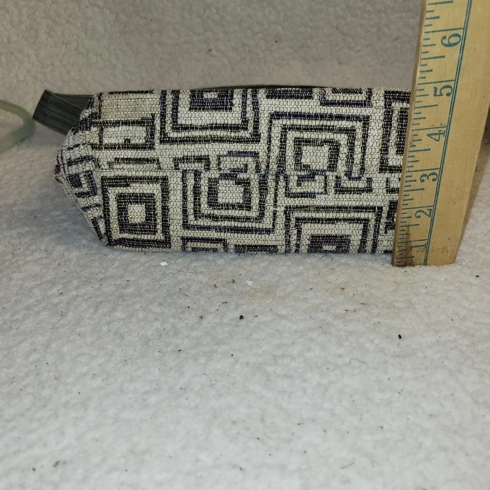 Carolyn Y2K Beaded Shoulder Bag Woven Geometric Boho Hobo Early 2000s‎